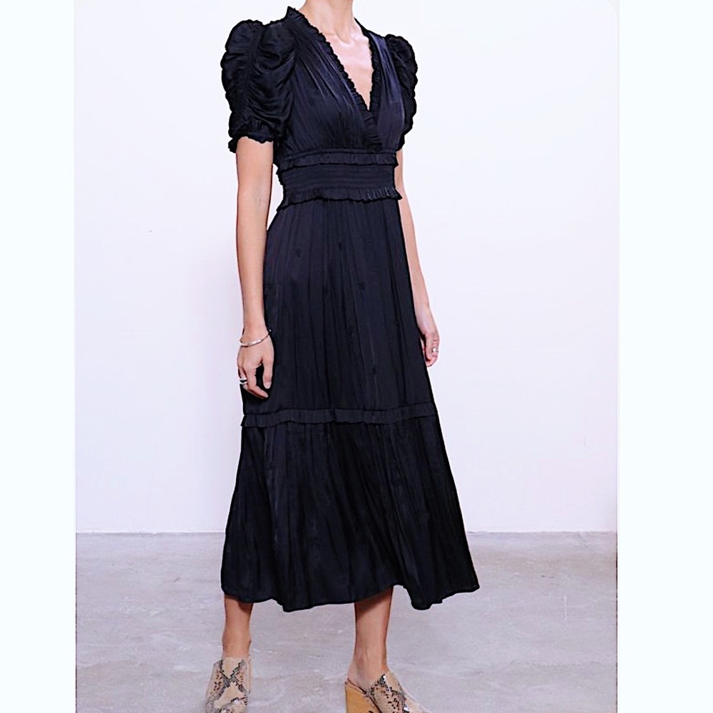ULLA JOHNSON Maya Dress - Noir